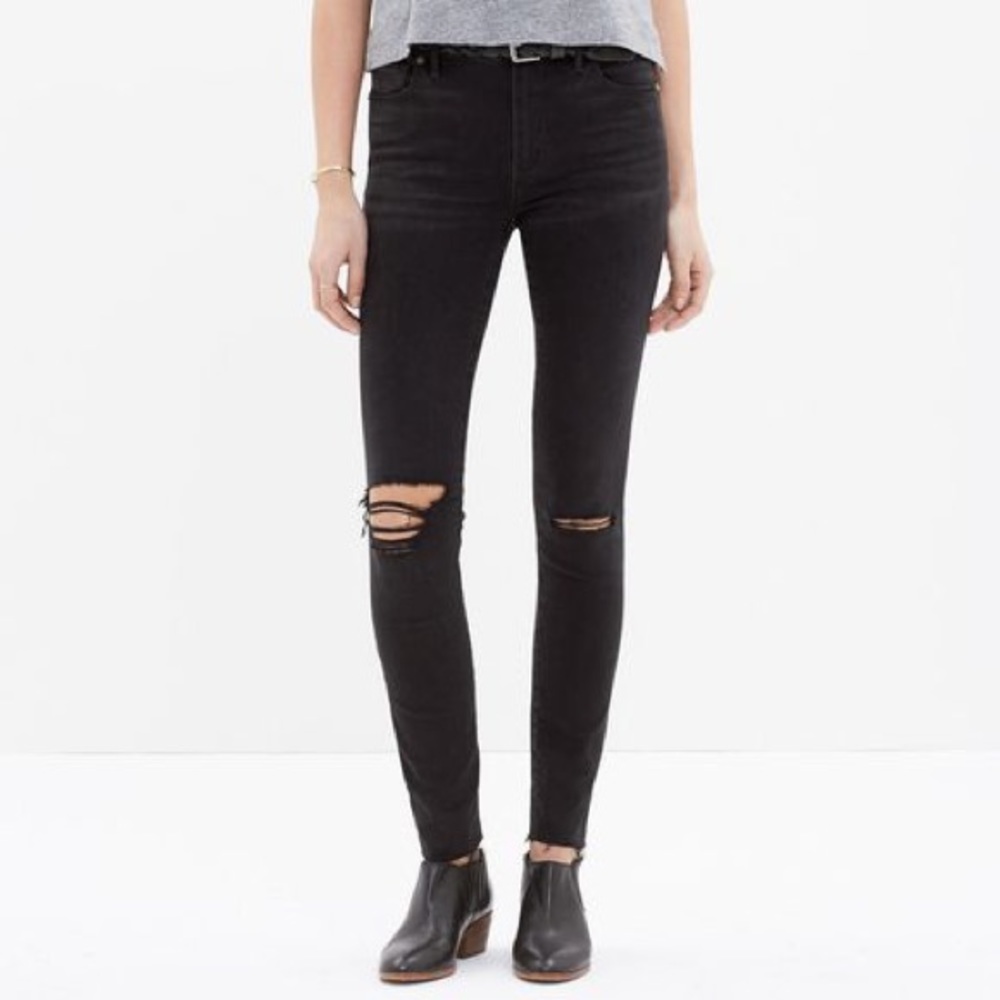 Madewell Distressed High Rise - Picture 2 of 4